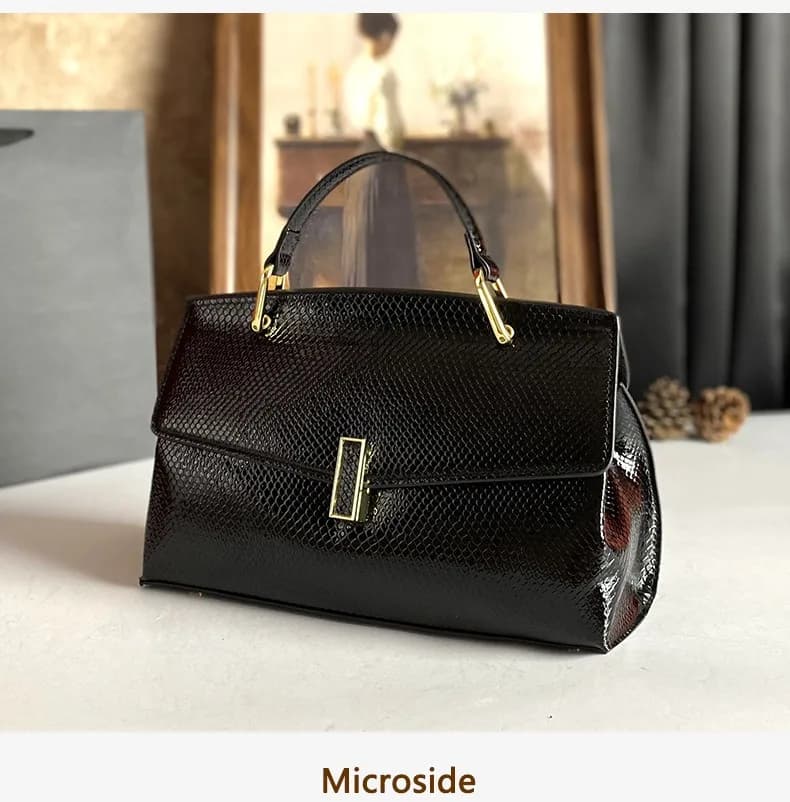 Sac bandoulière polyvalent 2026, motif serpent brillant, sac à main élégant, sac à l'épaule, décontr