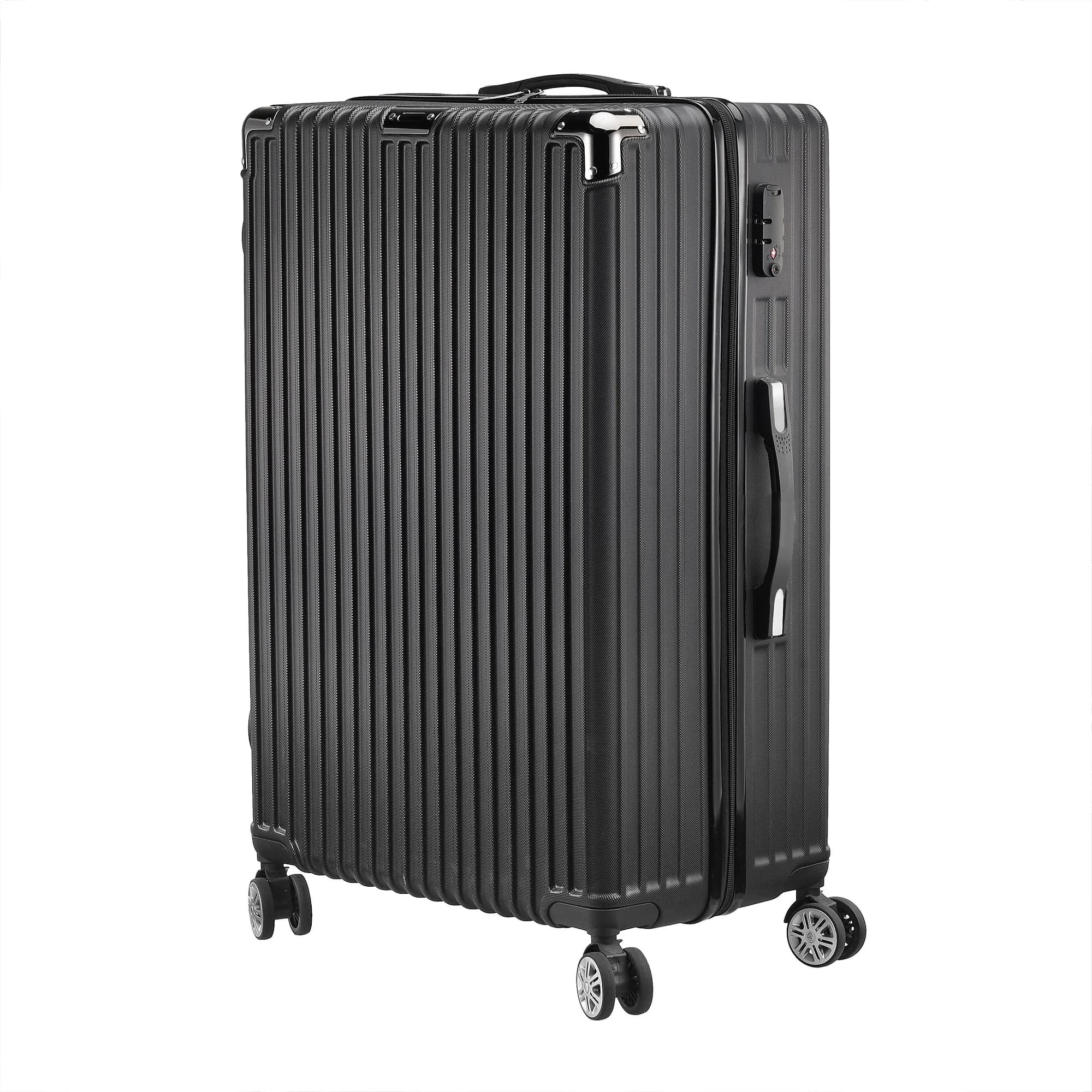 Ensemble de valises Anajqaqia 3 pièces, valise en ABS avec roulettes 360° °   Roues pivotantes et po
