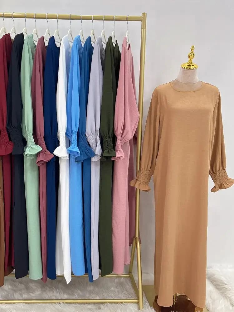 Ramadan Abaya dubaï caftan Robe Longue musulmane turquie Abayas pour la prière vêtements islamiques 