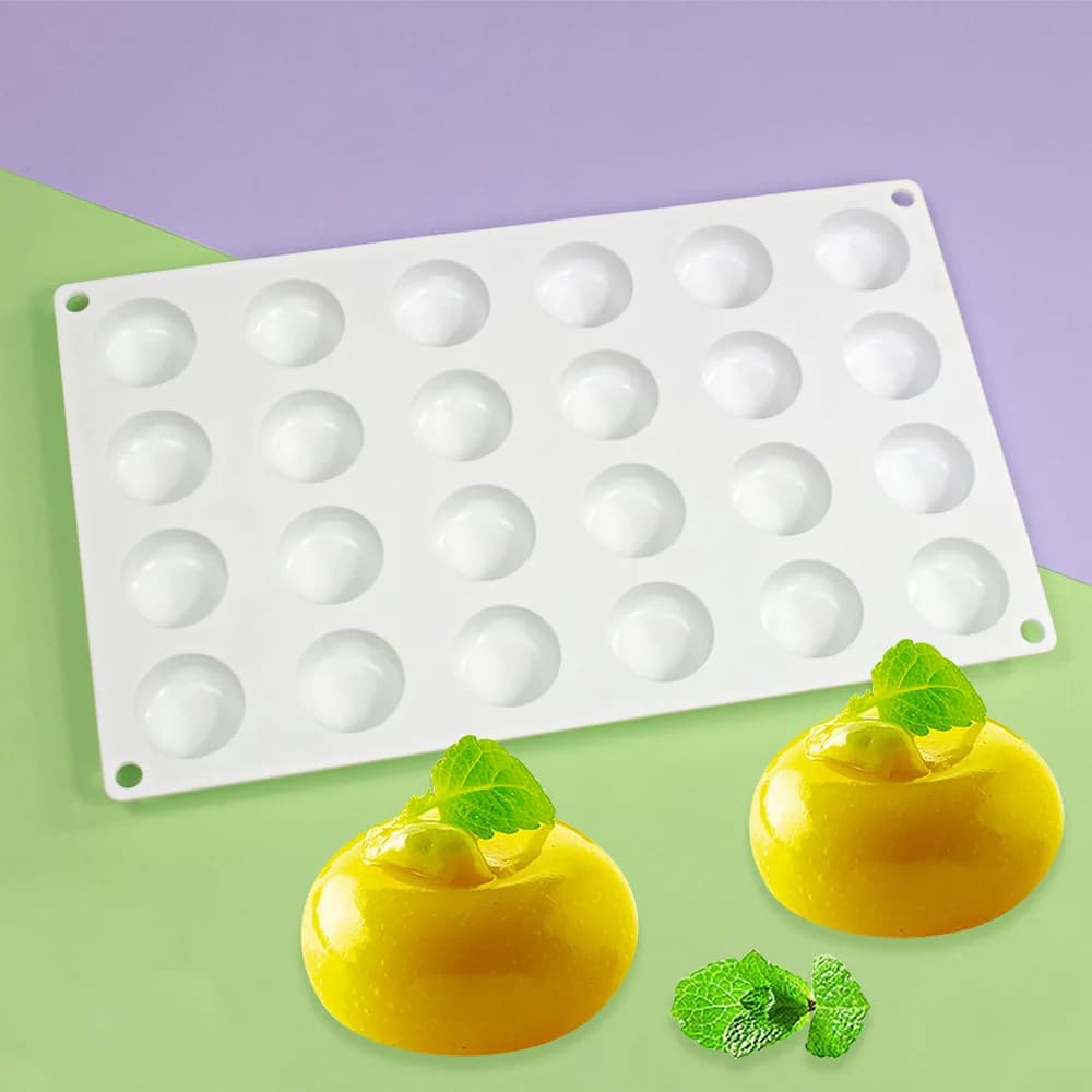 Mousse à gâteau plat et rond en Silicone, 7 Options, moule à savon, bricolage, chocolat, Dessert, Pu