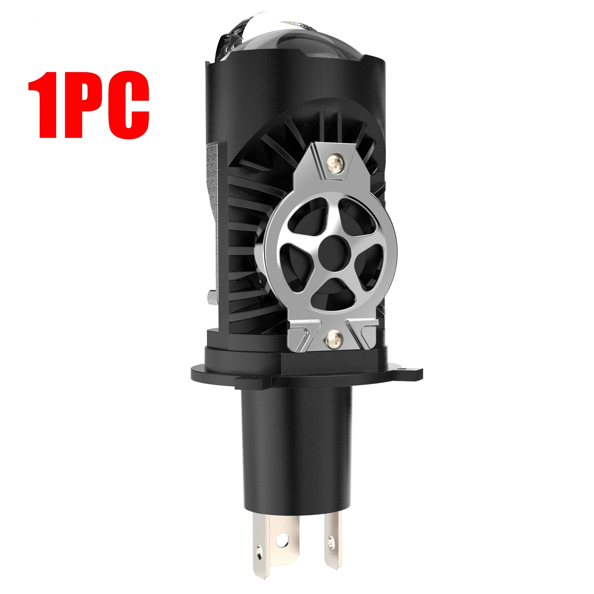 Ampoule de phare LED H4/9003/HB2, lentille de projecteur Canbus LED très brillante 3000W 3500000LM 6