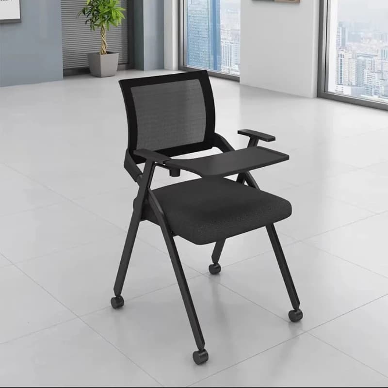 Chaise de formation pliable avec tablette d'écriture, table et chaises intégrées, pour salle de réun