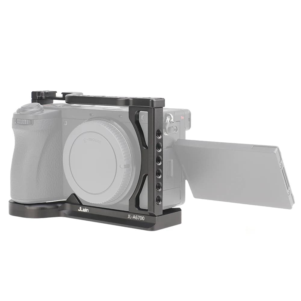 FOTGA – Kit de Cage de caméra portable, protection pour Sony A6700, trou fileté de 1/4 pouces, suppo