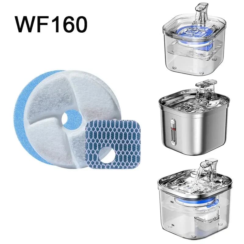 12 pièces/ensemble filtres de remplacement pour chat chien fontaine animal de compagnie chat abreuvo