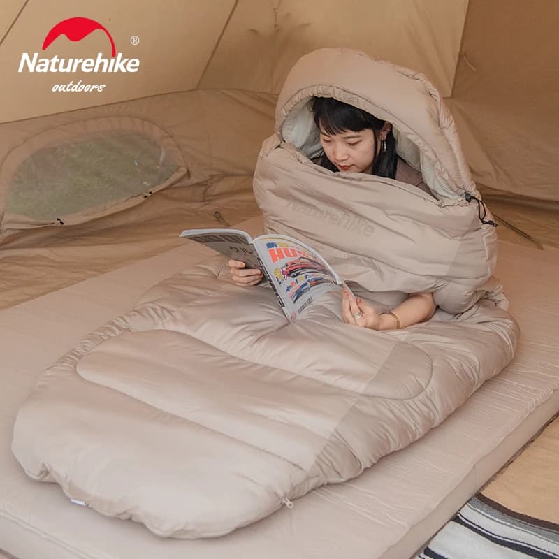 Naturehike – sac de couchage en coton PS300, sac de couchage d'extérieur, hiver, voyage, randonnée, 