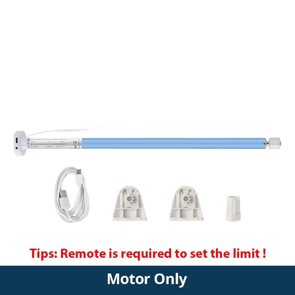 Zemismart – moteur de stores roulants électriques rechargeables, filetage Matter, pour Tube de 17 25