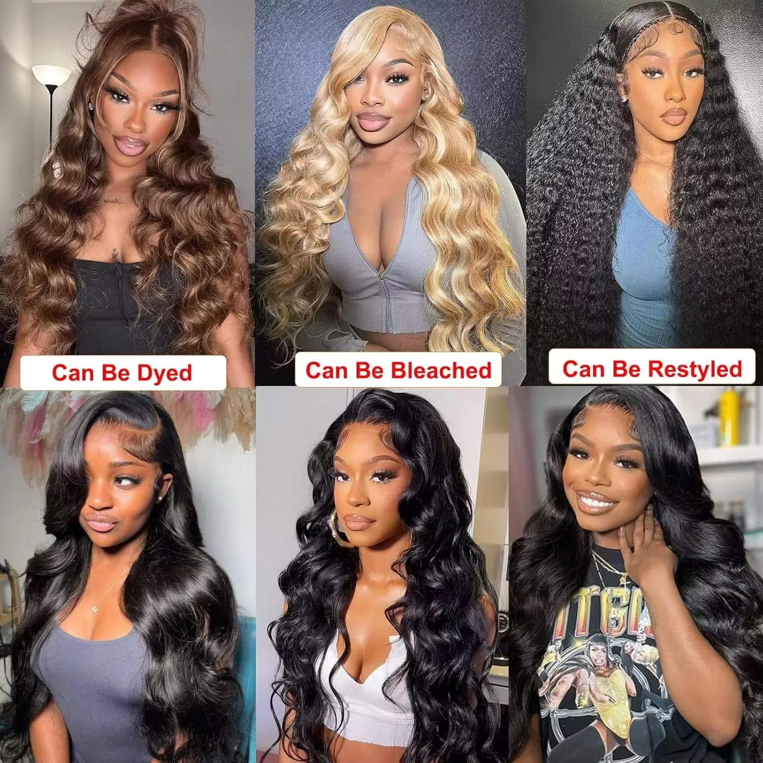 Extensions de Cheveux Humains Naturels Bruts 16A, Ondulés, Non Traités, 30-40 Pouces, 3 ou 4 Paquets