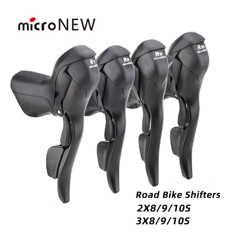 MicroNEW manettes de vitesse de vélo de route 3x7 3x8 3x9 3x10 3X11 vitesses levier de frein vélo 2x