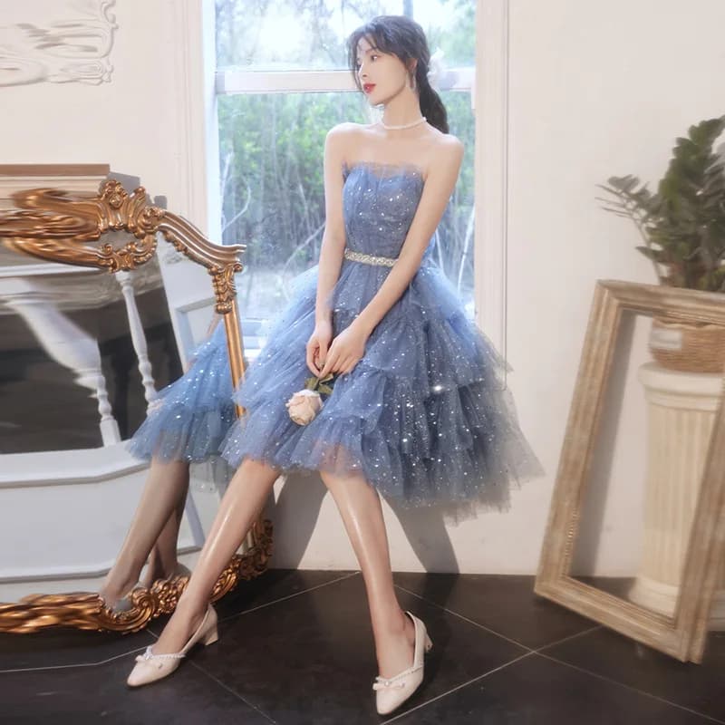 Robe de soirée princesse pour femmes, nouveau tempérament, fête d'anniversaire, Banquet, Super féeri