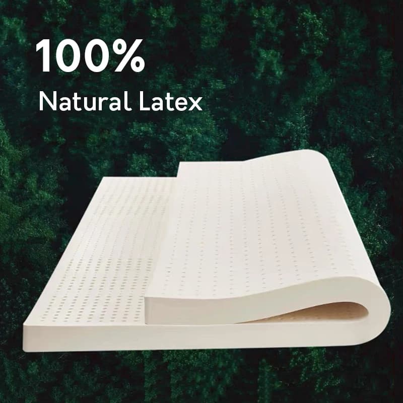 Matelas en latex naturel 100% thaïlandais, liquide, pour la maison, simple, double, avec housse, Kin