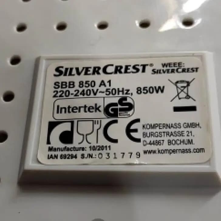 2 pièces 100% nouvelle ceinture de remplacement pour Silvercrest-SBB 850 A1/SBB850A1/SBB850-A1 jxMak