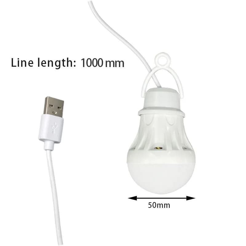 Lanterne portable, lampes de camping, ampoule USB 5W, outil multifonctionnel pour le camping en plei