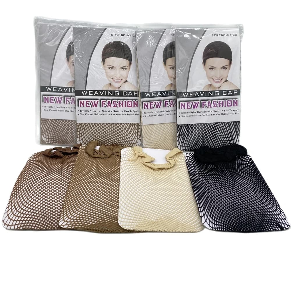 Bonnet de perruque élastique extensible pour femme, filet à cheveux, bonnet de tissage en maille, ha