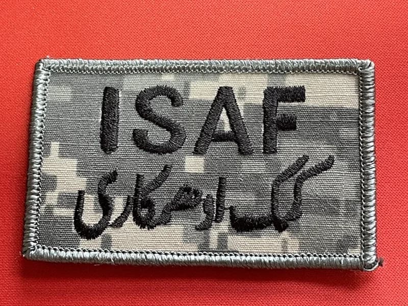 Patch de brassard de force d'assistance de sécurité internationale USGI US ISAF