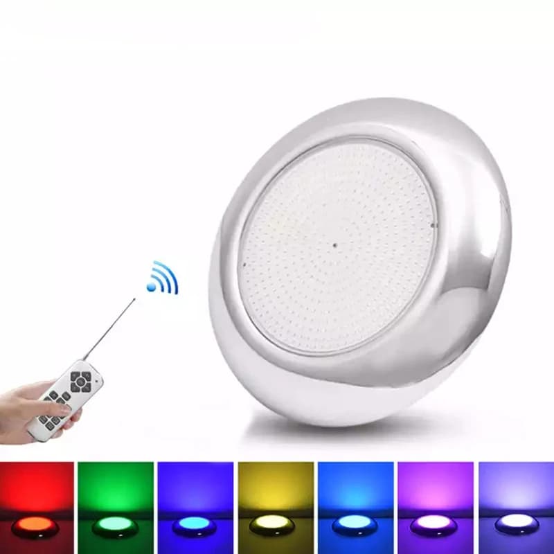 Lumière de piscine LED en acier inoxydable, nouveau design, rempli de résine, éclairage sous-marin p