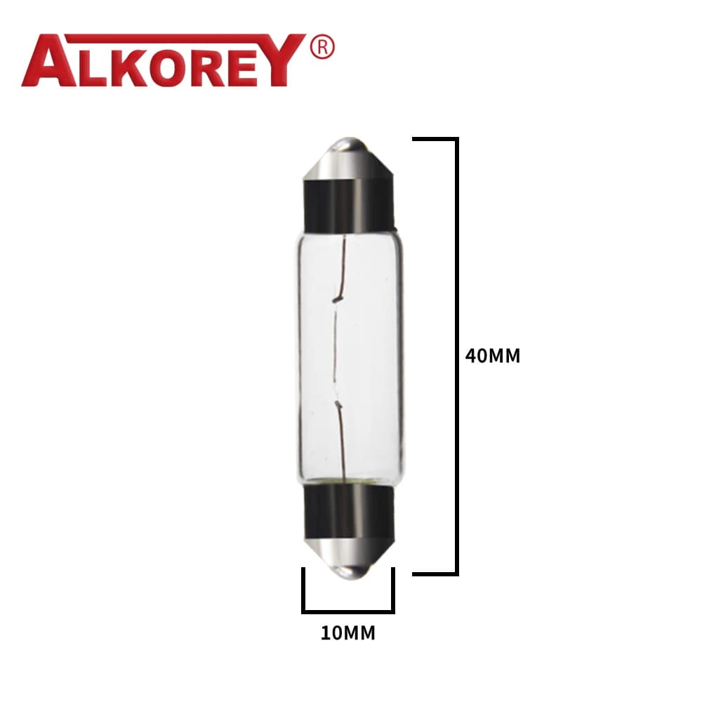 Alkorey-Ampoules halogènes pour voiture, lampe de signalisation, lumière feston, intérieur automatiq