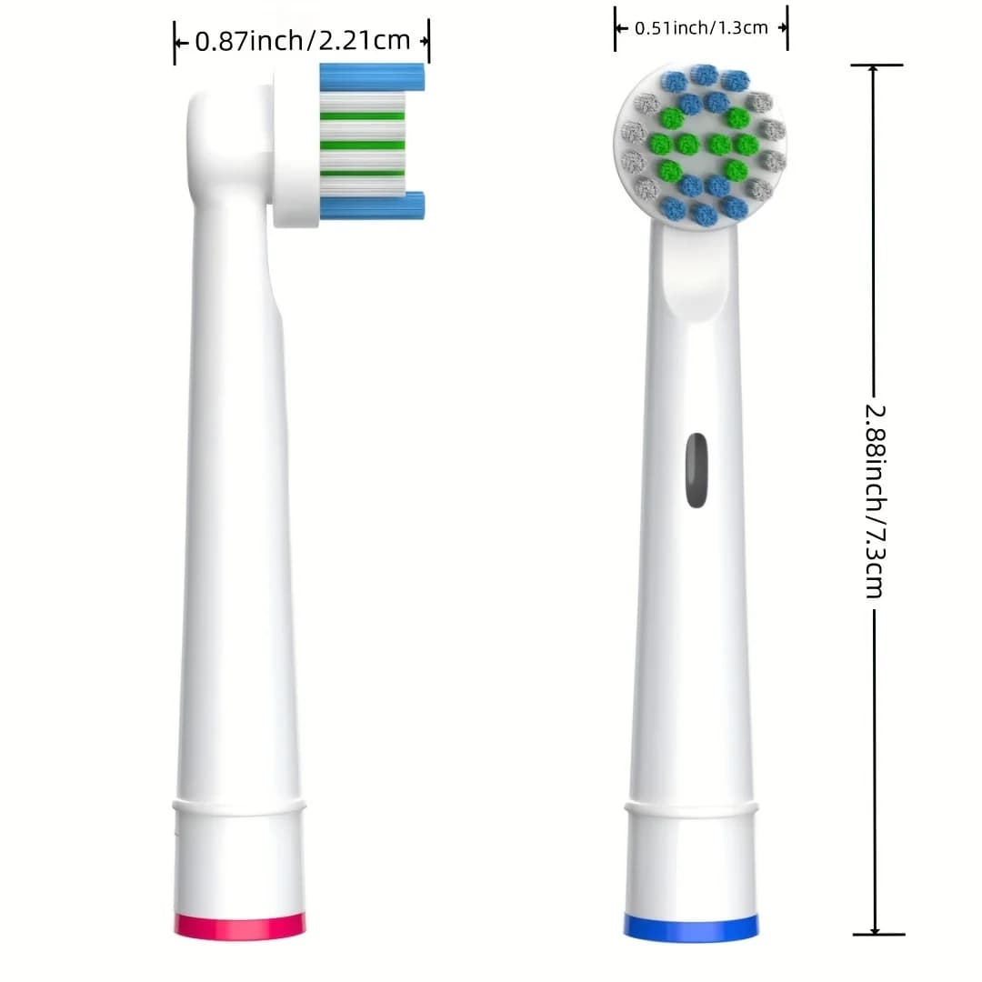 Têtes de brosse à dents de rechange, compatibles avec Oral-B Braun, électrique professionnelle, 4/12