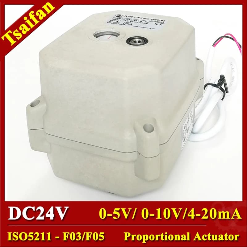 Actionneur de Valve Proportionnelle, 15nm, Actionneur de Modulation Analogique, 0-5V,0-10V, Face de 