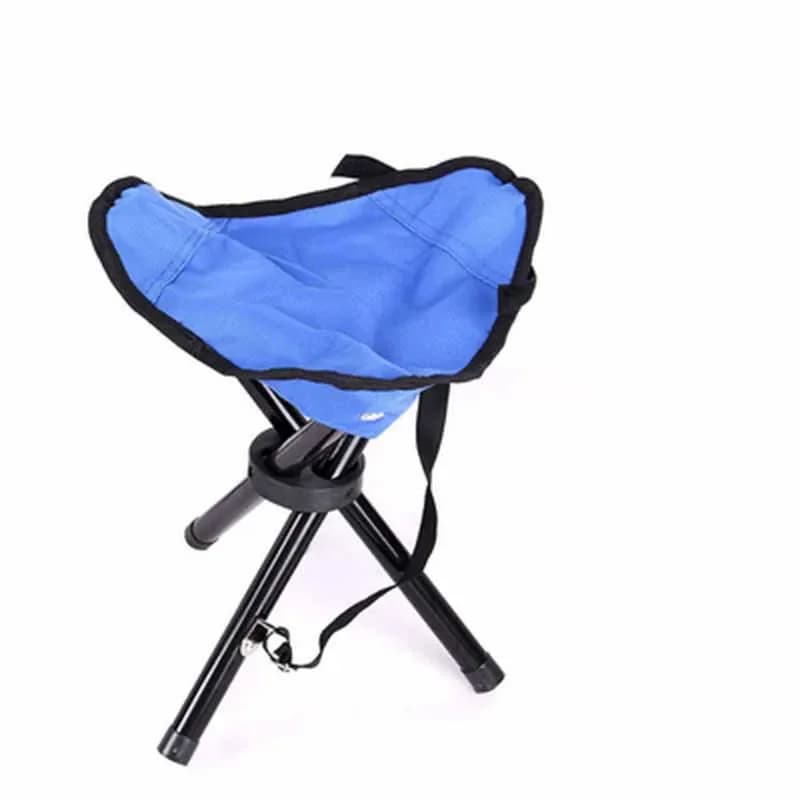 Mini chaise triangulaire pliante portable, tabouret de pêche, chaise de plage en plein air, gril