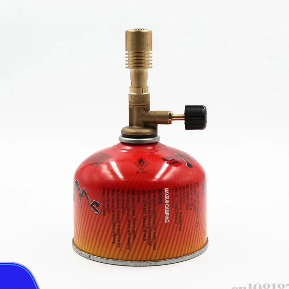 Brûleur Bunsen en laiton léger à flamme au gaz butane, tête de brûleur de laboratoire pour camping/p