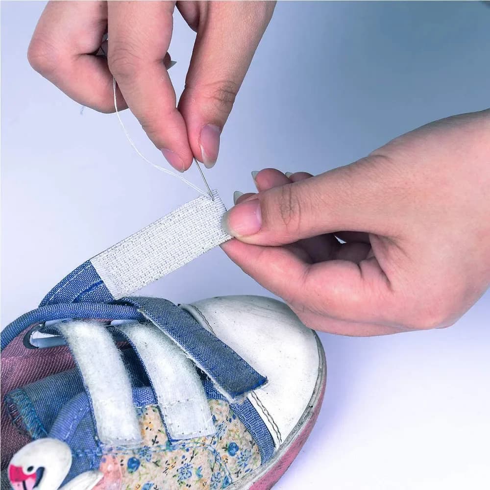 Bande de fixation Non adhésive à coudre sur crochet et boucle, 5 mètres, bandes arrière en Nylon, fi