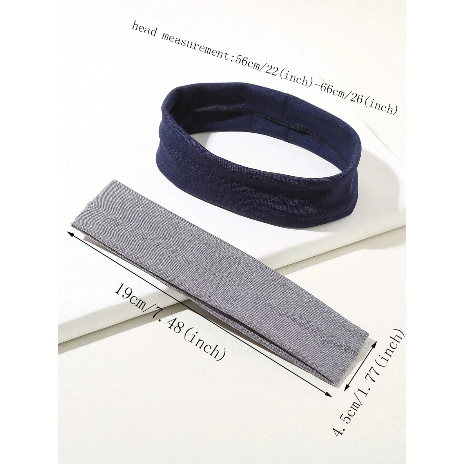 Ensemble de 4 bandeaux Preppy minimalistes, bandes de cheveux décontractées, bandeaux de Style foula