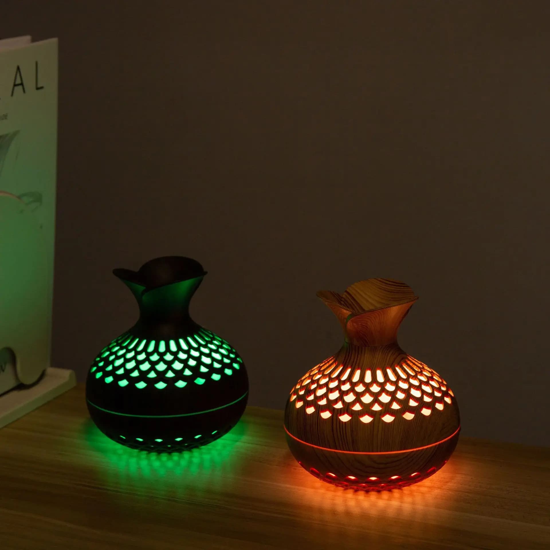 Humidificateur à Grain de bois 300ml, diffuseur d'arôme USB, atomiseur, humidificateur domestique, I