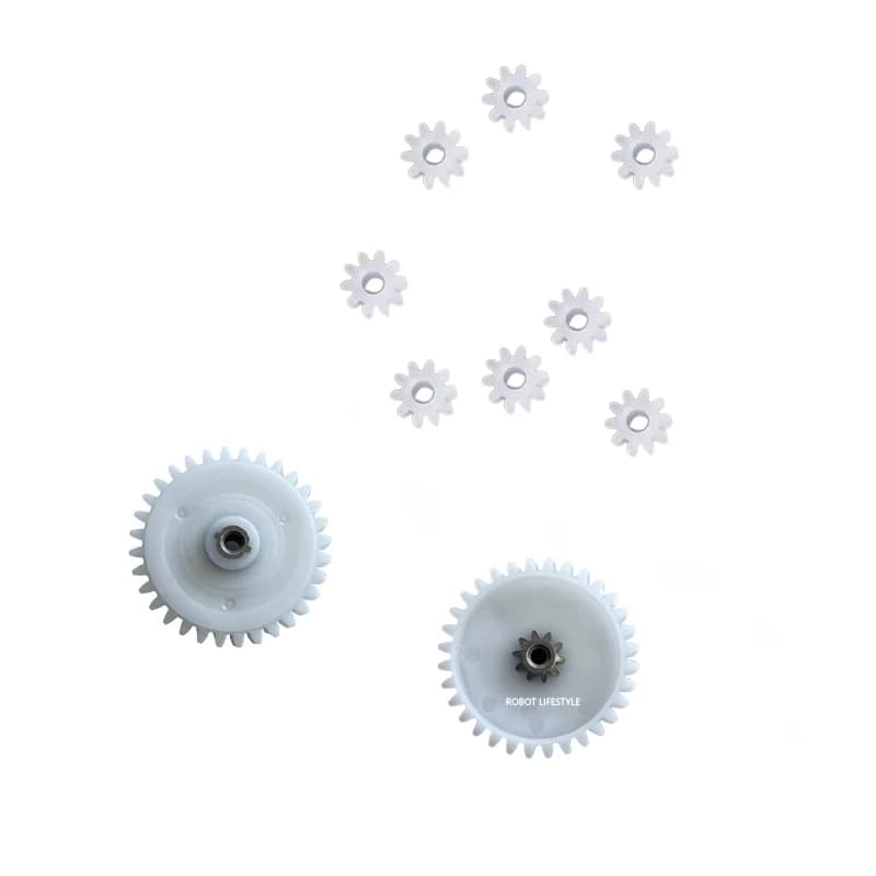 Engrenage pour Robot Nettoyeur de Vitres QHC002, RL2888, RL3088, RL3188, Comprenant 2 Gros Engrenage