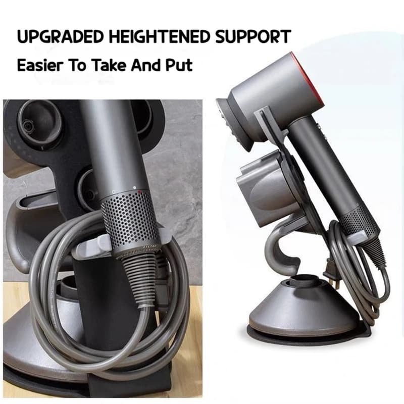 Support de sèche-cheveux pour Dyson, support en alliage d'aluminium supersonique, support noir améli