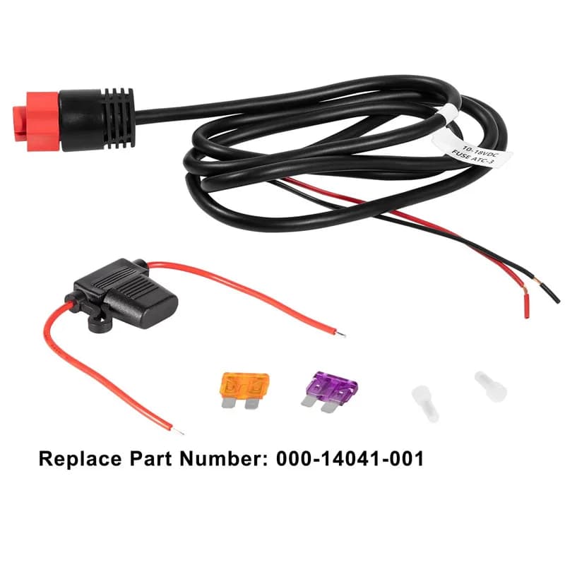 Remplacement du câble d'alimentation HDS/Elite/crochet 000-14041-001,3 pieds, alimentation à 2 fils 