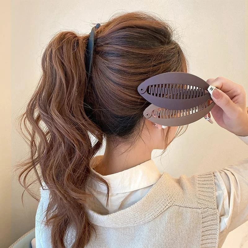 1/3 pièces nouvelle pince à cheveux banane chignon haut pour femmes pince verticale pince torsadée a