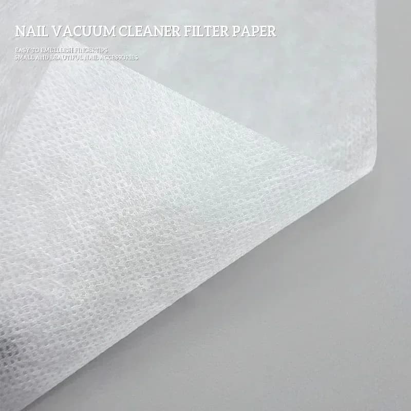 Filtre en papier pour aspirateur d'ongles, 100 pièces, collecteur rose/blanc/bleu, remplacement du f