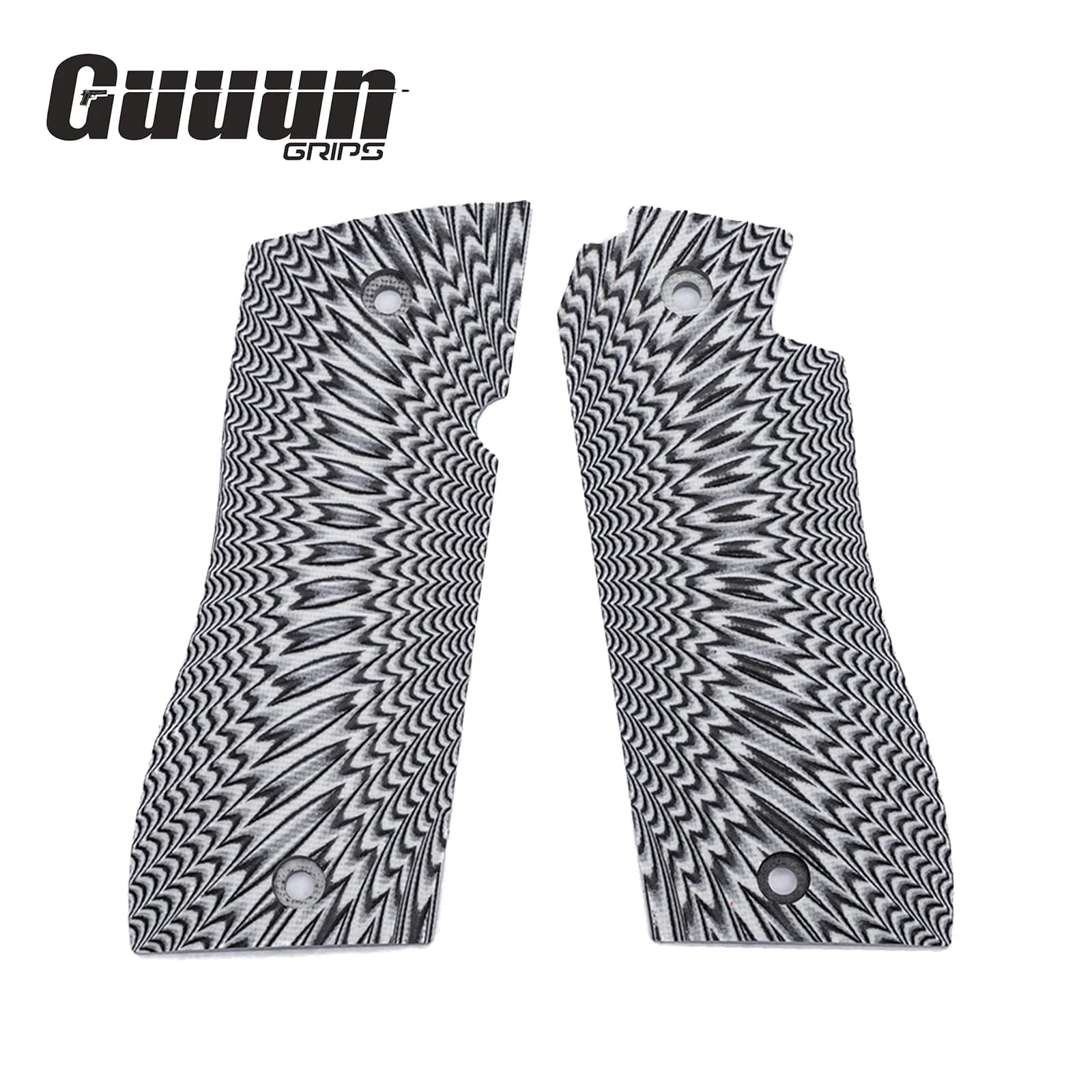 Guuun – poignée G10 pour Star BM/BKM OPS, Texture Sunburst, 6 couleurs au choix