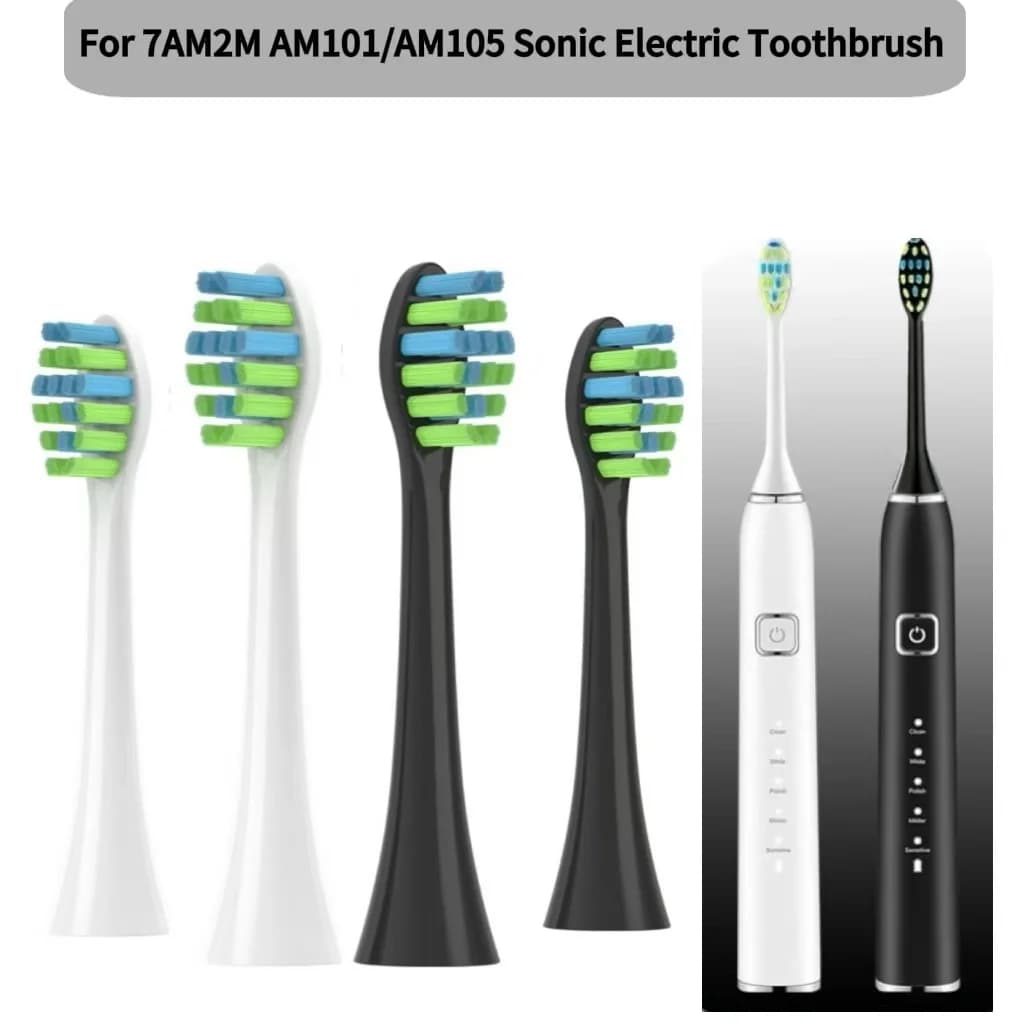 Têtes de brosse de rechange pour brosse à dents électrique sonique 7AM2M AM100/AM101/AM105/AM111, bu