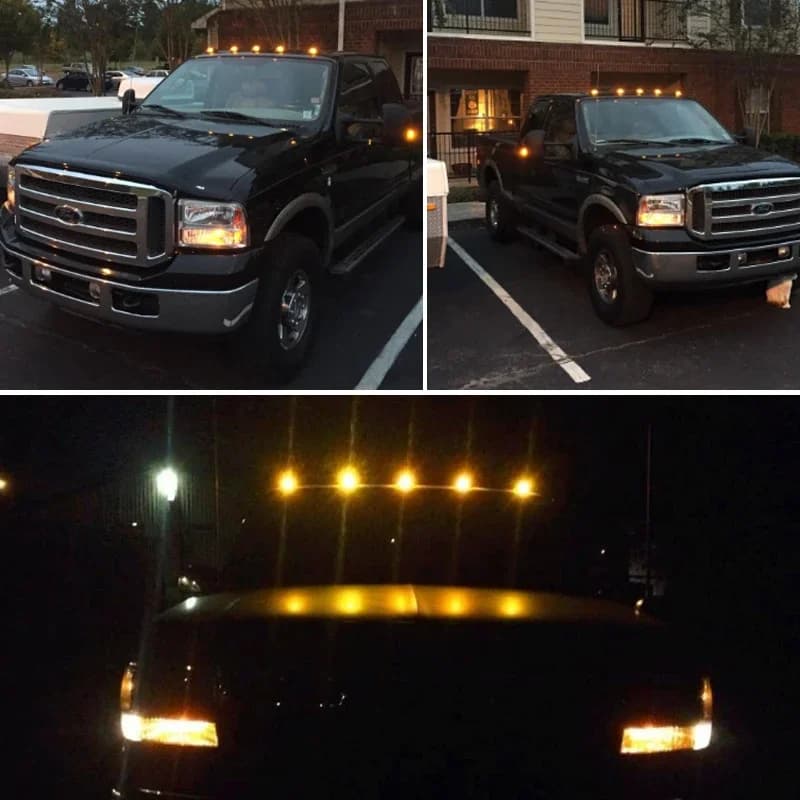 5 pièces feux de position ambre LED cabine toit feux de course pour camion SUV pour Chevy GMC 1988-2