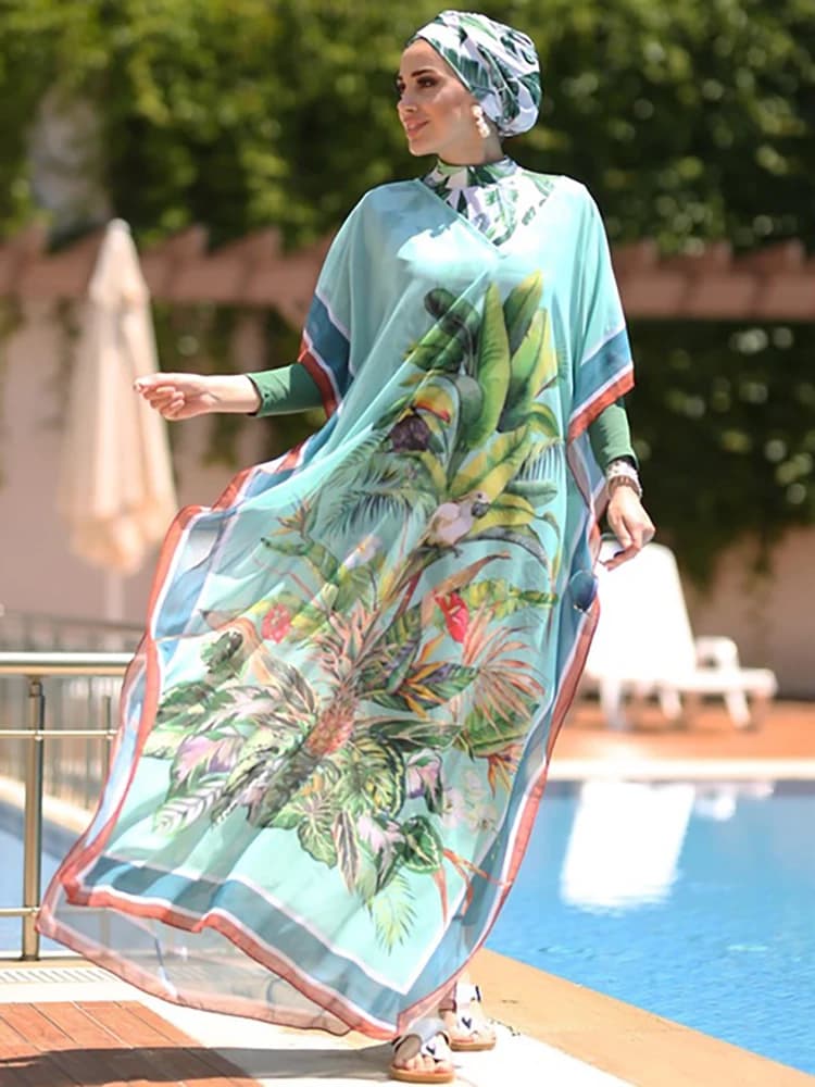 Burkini maillots de bains musulmans maillot bain femme hijab femme musulman Abaya – maillot de bain 