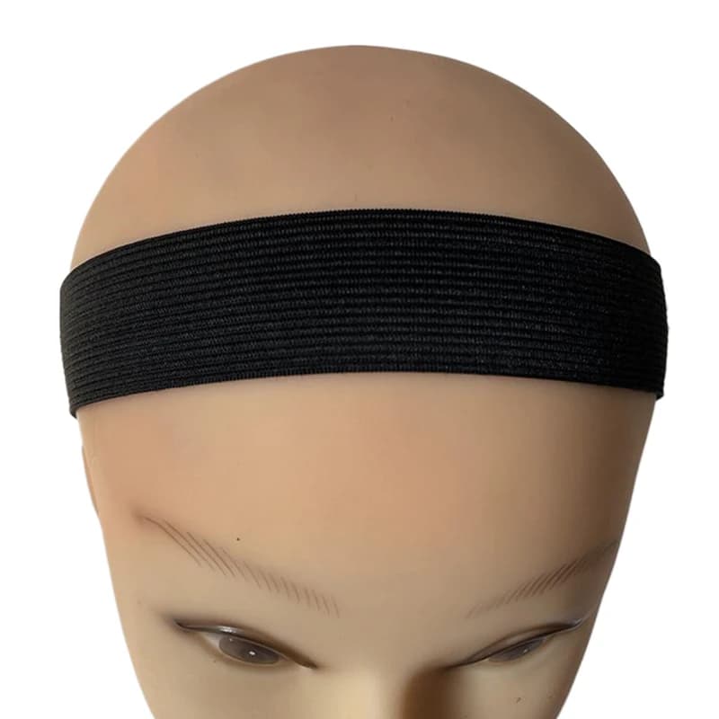 Bande élastique réglable pour bords de perruque, 1 pièce, bande de fusion en dentelle, enveloppe de 