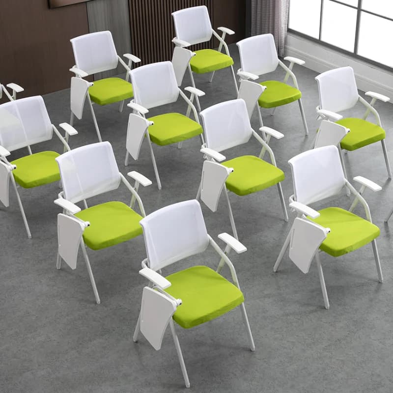 Chaise de formation pliable avec tablette d'écriture, table et chaises intégrées, pour salle de réun