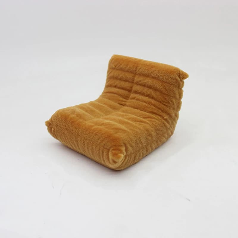 Canapé Miniature pour maison de poupée 1:12, sac de haricots, meubles de maison, modèle de décoratio