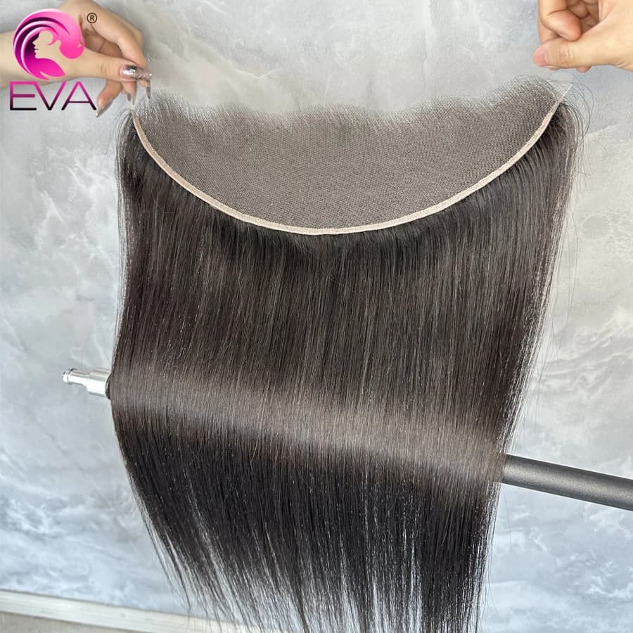 Eva 5x5 Hd dentelle fermeture droite 13x4 dentelle frontale fermeture main attachée fermetures de ch