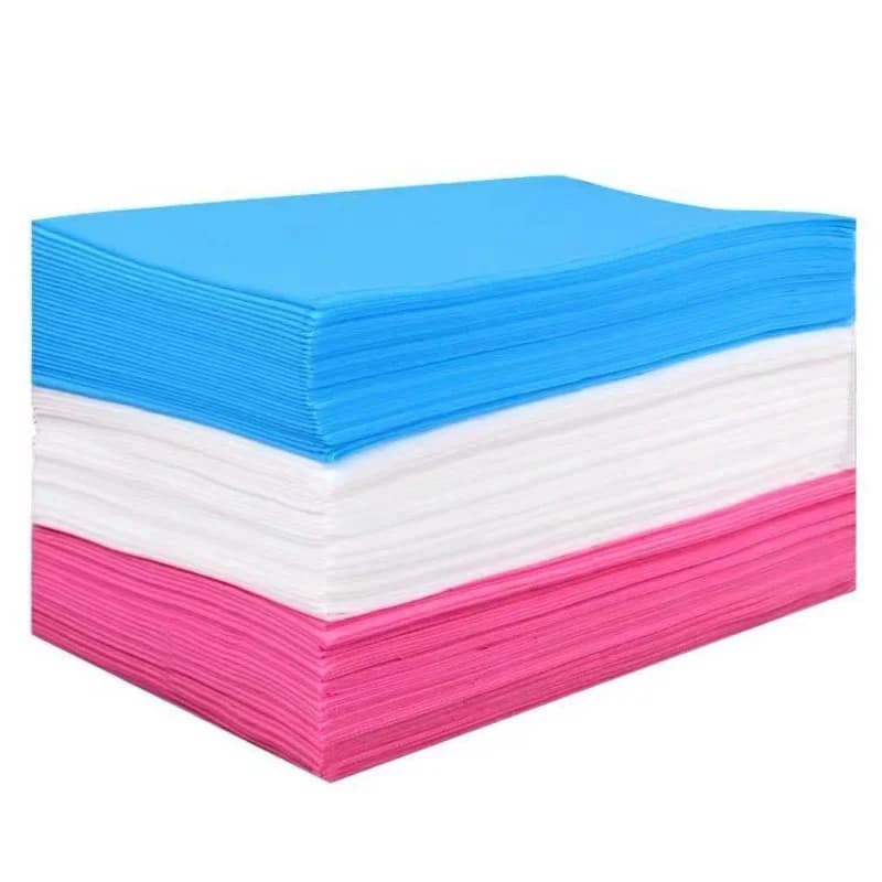 Drap de lit jetable en tissu SMS, 100 pièces/paquet, couverture de lit de Table de Massage de Type f