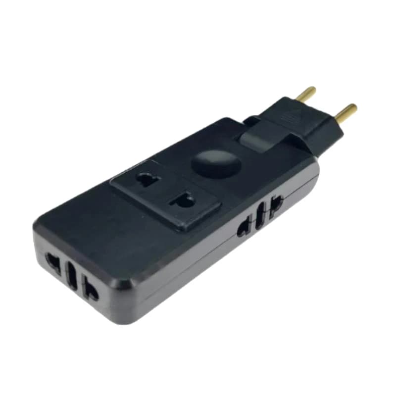 Adaptateur de prise ue 4 en 1, Extension de sortie, prise électrique ue, adaptateur de prise à 180 d