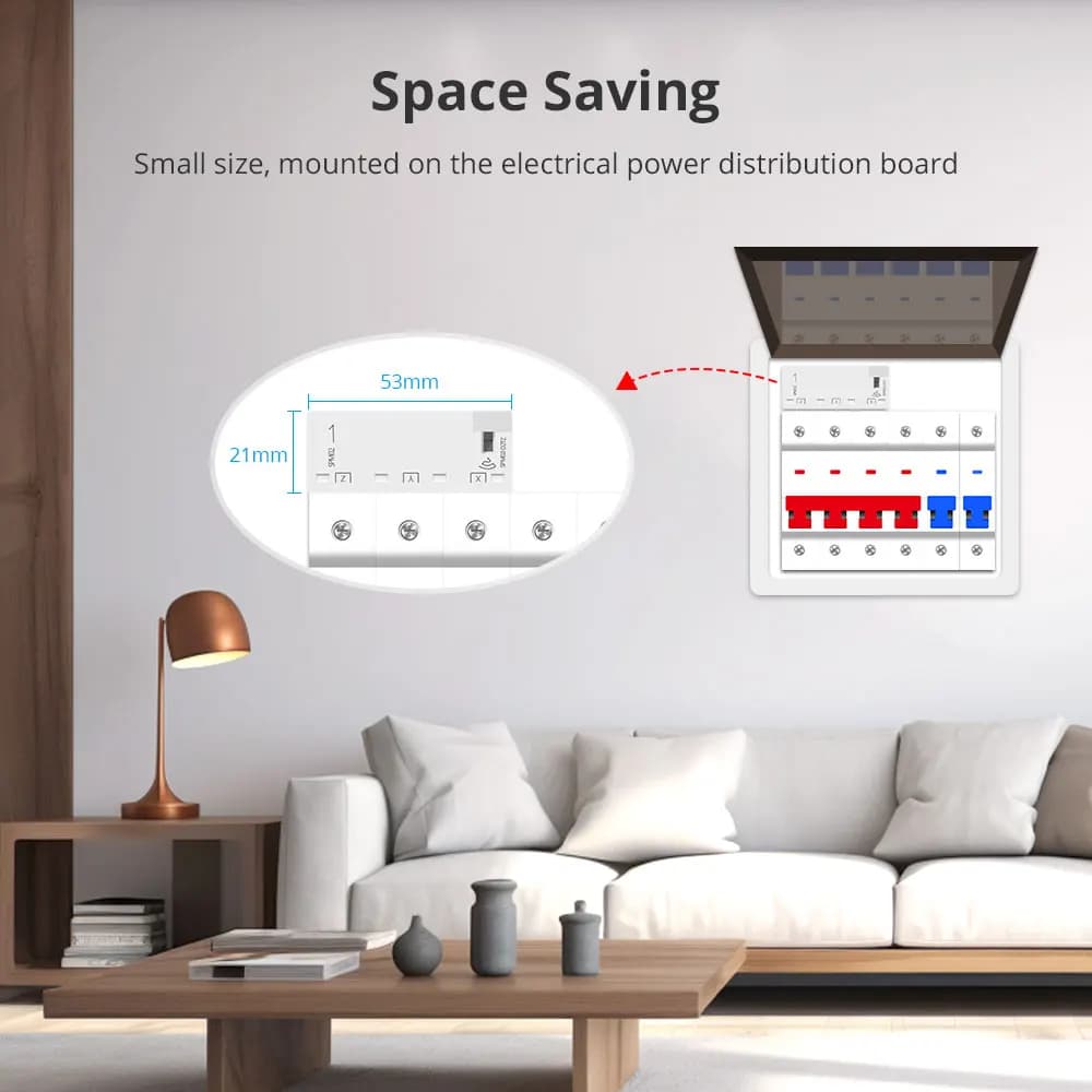 Zemismart Zigbee compteur d'énergie intelligent 3 phases 4 fils capteur de moniteur de puissance Zig