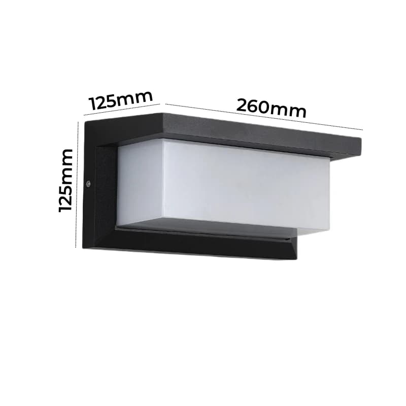 Applique murale extérieure LED moderne E27 étanche IP65 en aluminium porche lumière jardin clôture r
