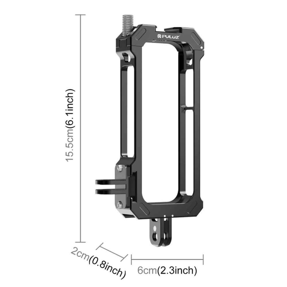 PULUZ – cadre de protection de caméra pour Insta360 X3/X4, boîtier de plate-forme à Cage métallique 