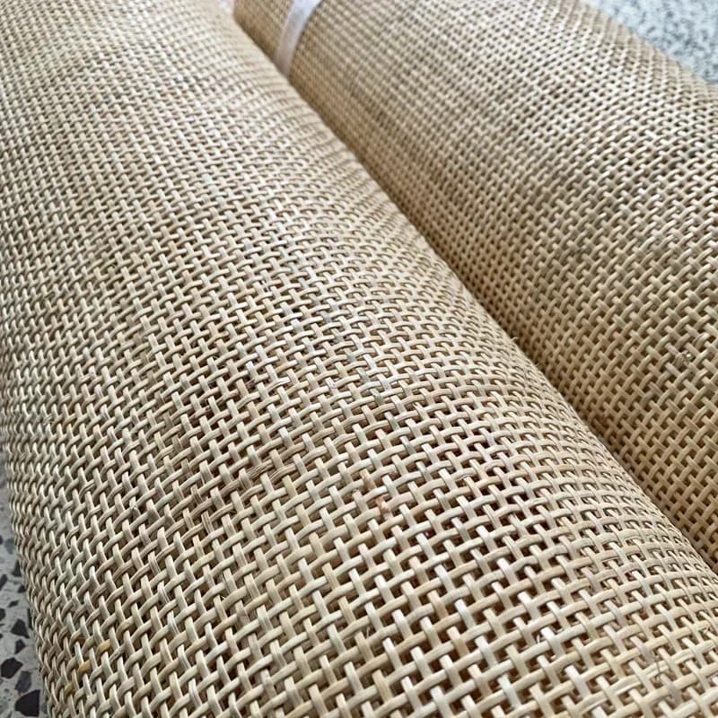 Rouleau de sangle de canne indonésienne en rotin naturel, matériel pour la décoration de meubles, ta