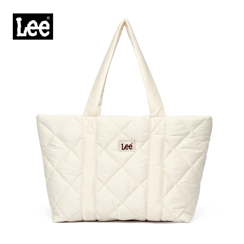 Sac fourre-tout matelassé LEE grand format pour femme, idéal pour étudiantes, ordinateur portable, l