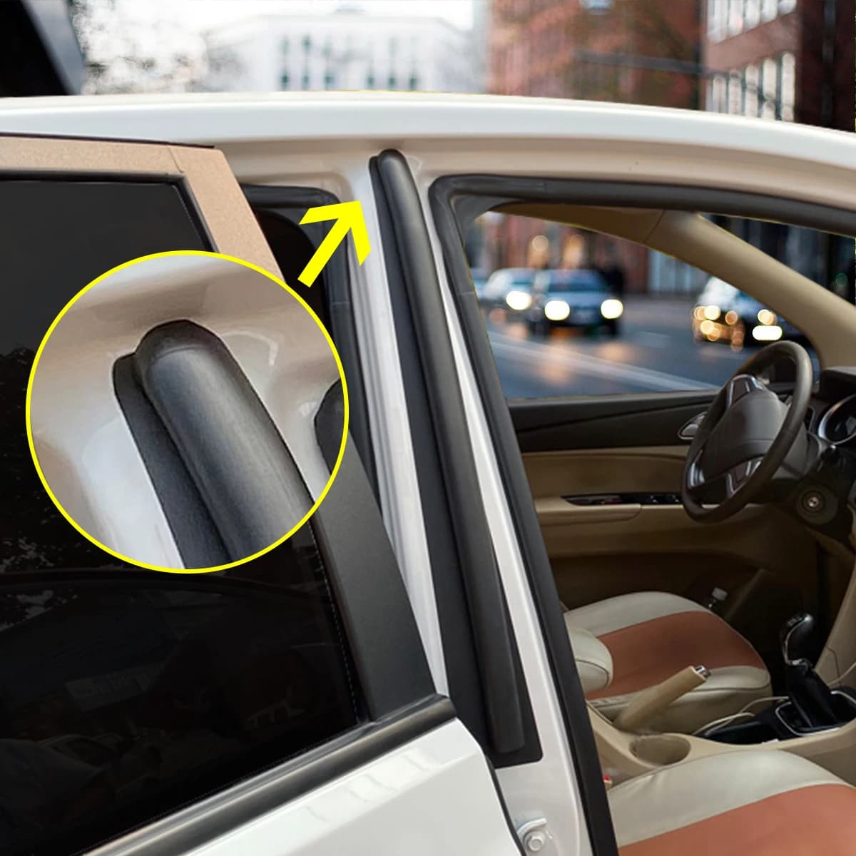 Bandes d'étanchéité pour porte de voiture, autocollant, isolation phonique, anti-poussière