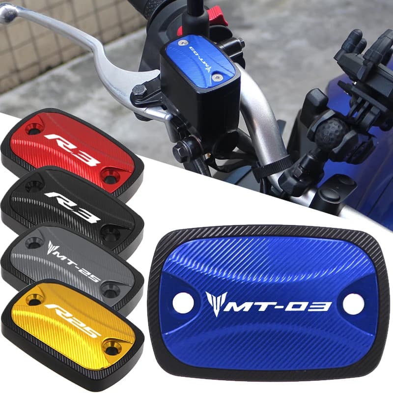 Couvercle de réservoir de liquide de cylindre d'embrayage de frein avant, accessoires de moto pour Y