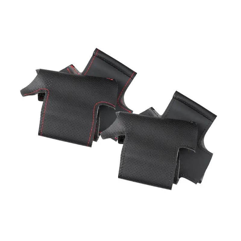 Juste de protection de volant de voiture en cuir perforé microcarence, garniture pour Chevrolet Niva